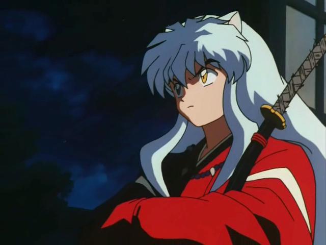 Otaku Gallery  / Anime e Manga / Inu-Yasha / Screen Shots / Episodi / 013 - L`enigma della luna nuova! Inuyasha dai capelli neri! / 074.jpg